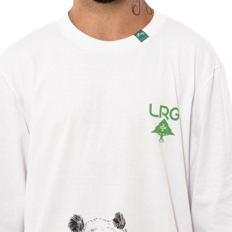 Camiseta Manga Longa LRG Giant Panda Branco