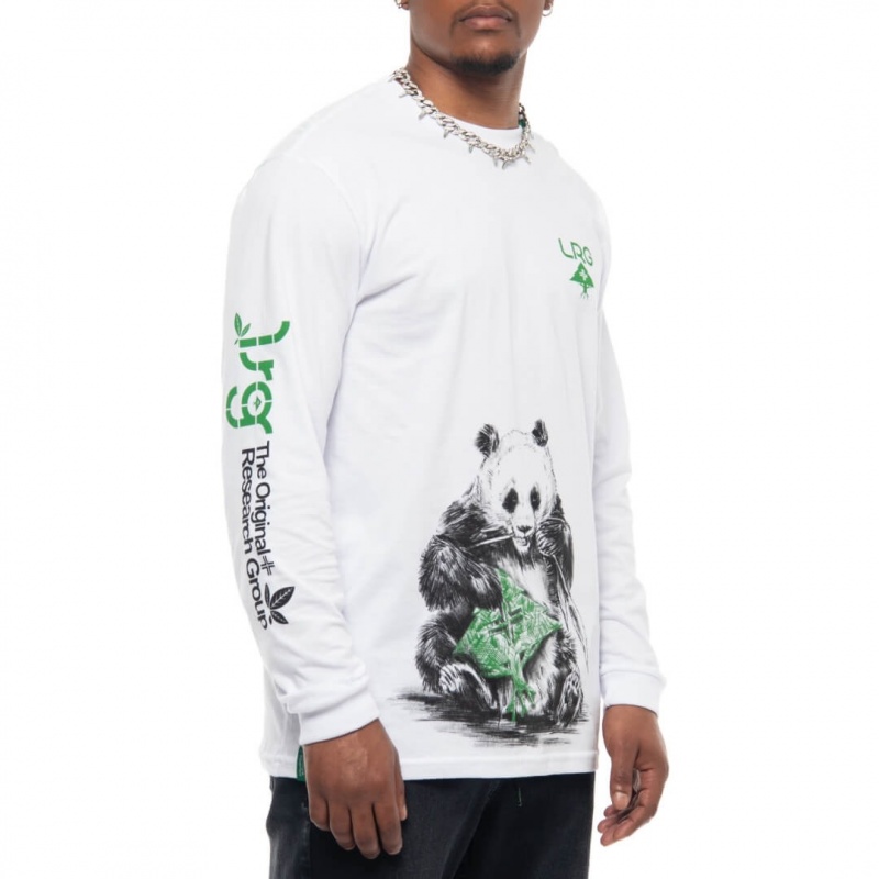 Camiseta Manga Longa LRG Giant Panda Branco