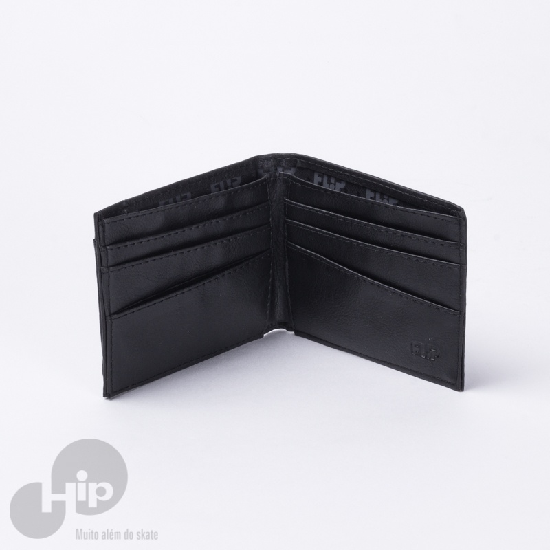 Carteira Flip Double Preta