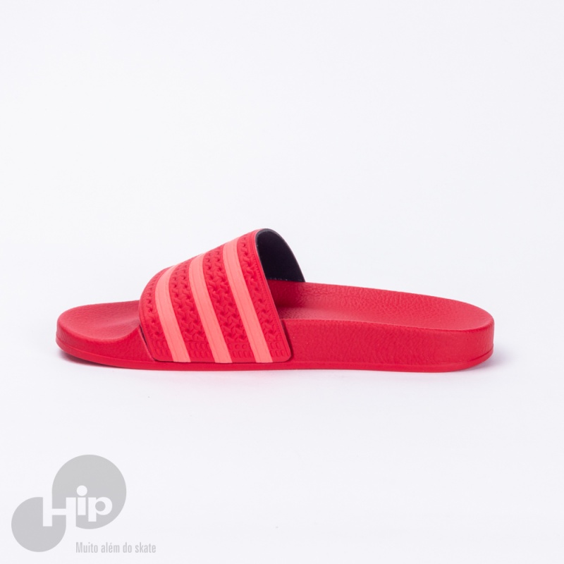 Chinelo Slide Adidas Adilette Vermelho