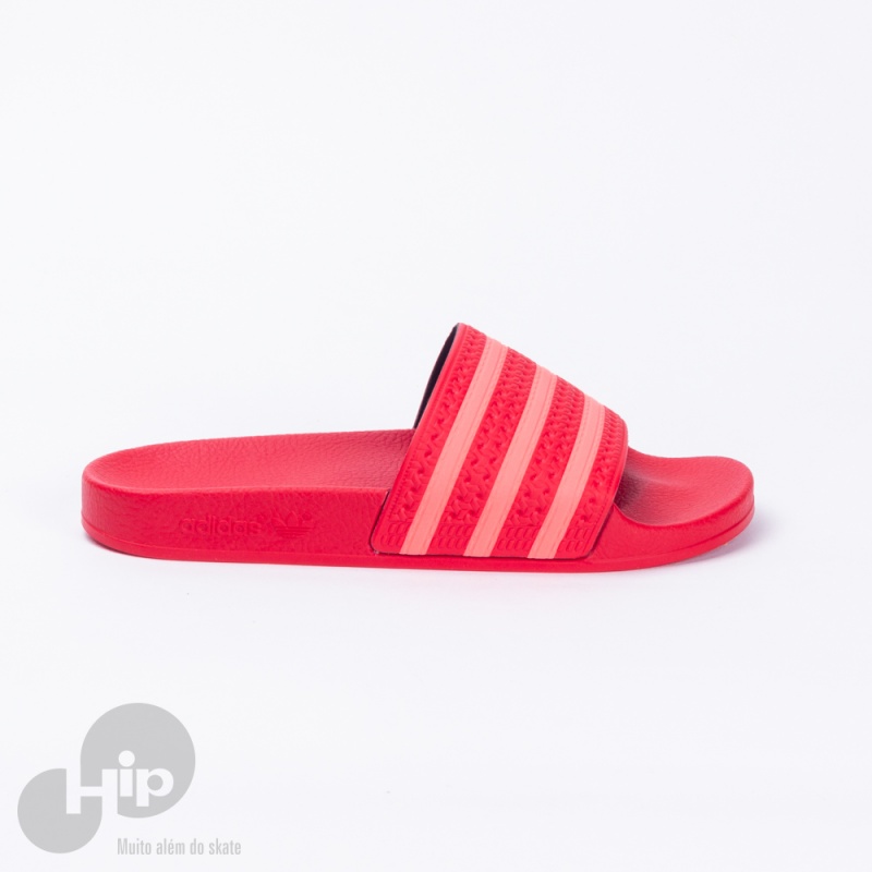 Chinelo Slide Adidas Adilette Vermelho