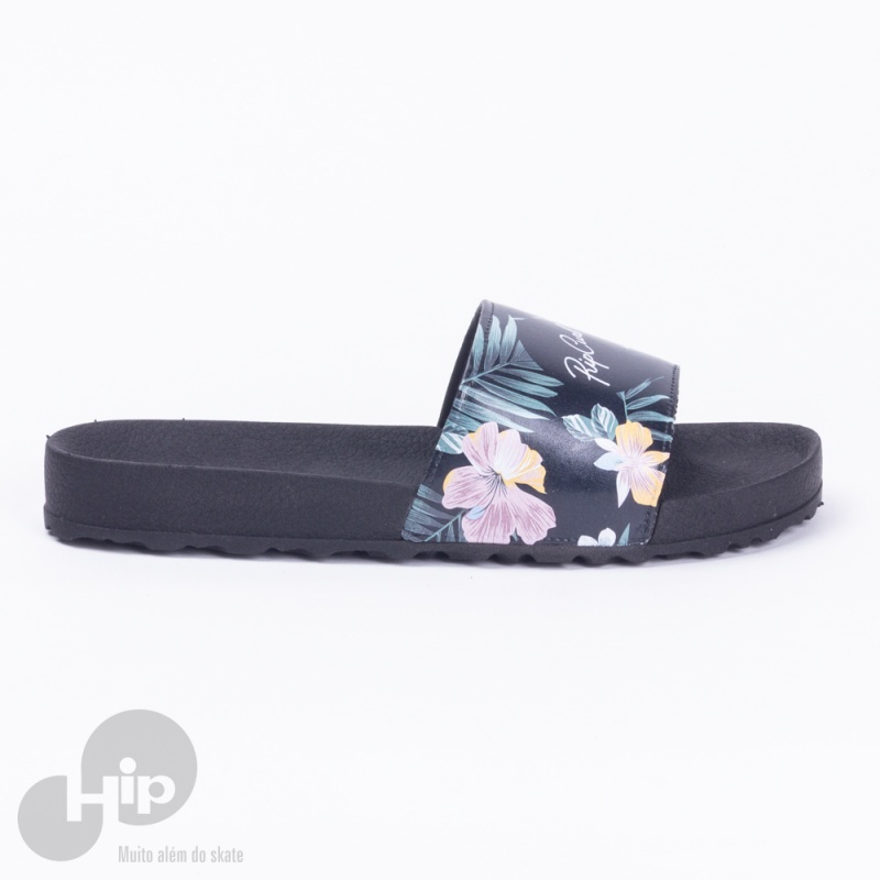 Chinelo Slide Rip Curl Coconut Preto