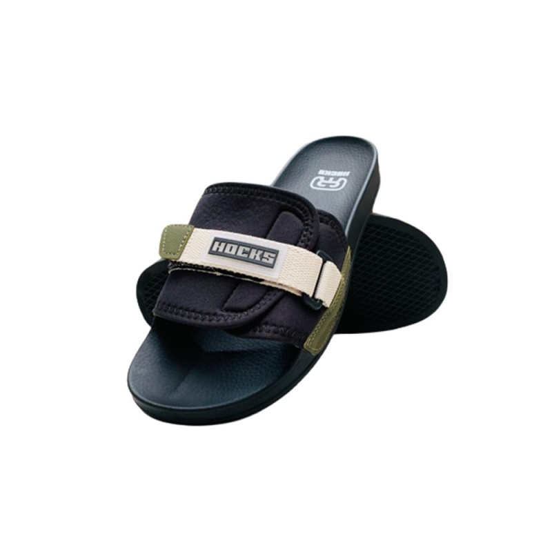 Chinelo Hocks Slide Bravo Preto