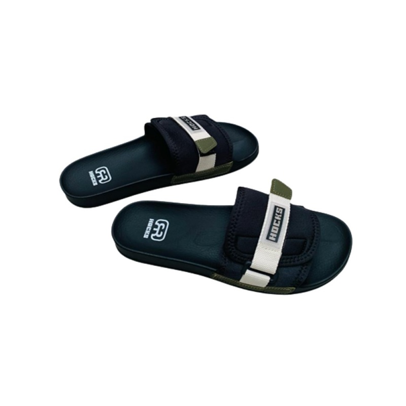 Chinelo Hocks Slide Bravo Preto