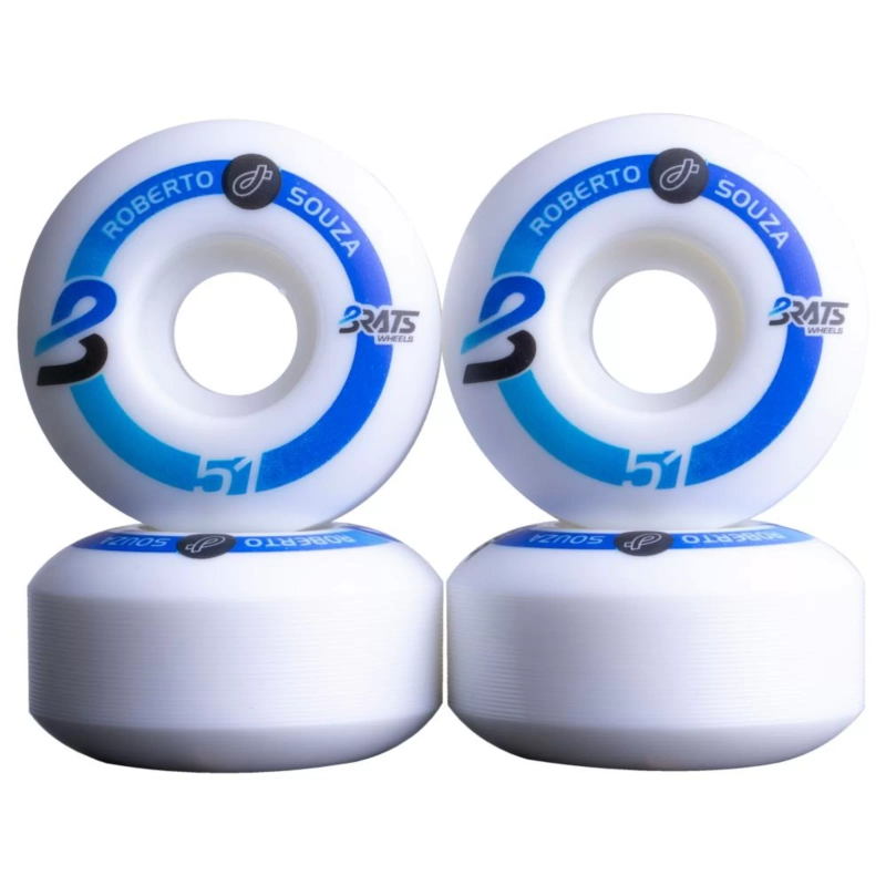 Roda Brats 51mm Roberto Souza 1 Branco 101A