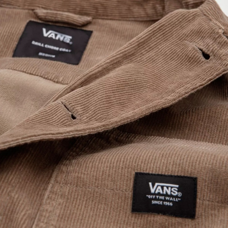 Jaqueta Vans Drill Coat Corduroy II Bege