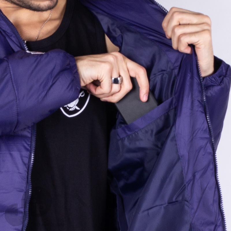 Jaqueta New Era New England Patriots Bomber Azul Escuro