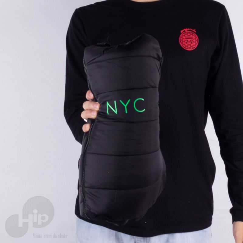 Jaqueta New Era Puffer Nyc Preta