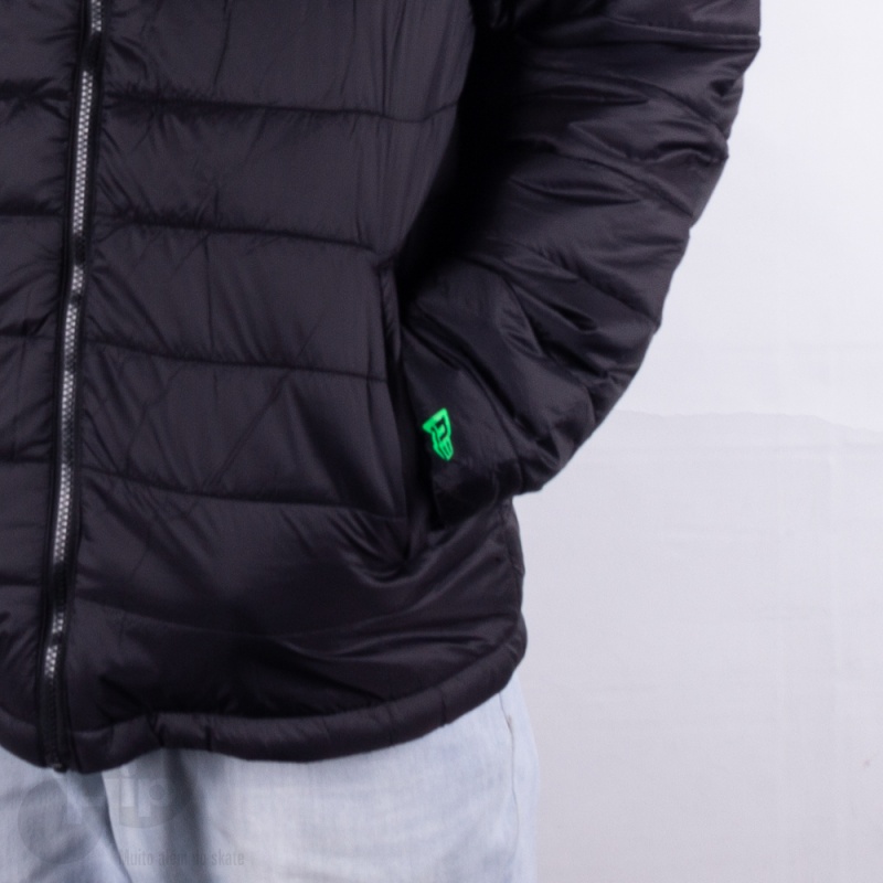 Jaqueta New Era Puffer Nyc Preta