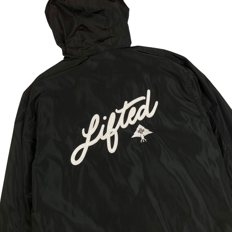 Jaqueta LRG Angled Script Preto