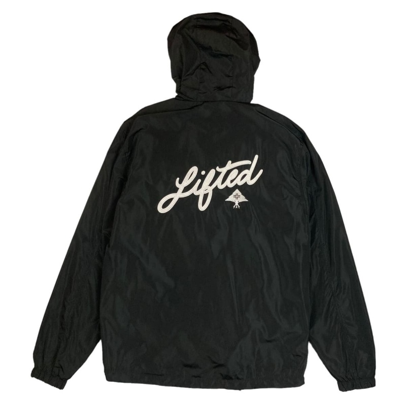 Jaqueta LRG Angled Script Preto