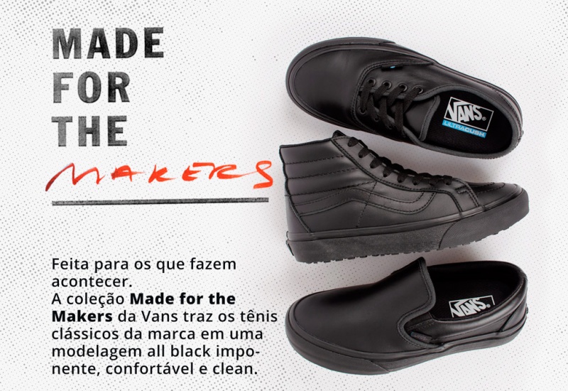 Tnis Vans Sk8-Hi Made For Makers Uc Preto