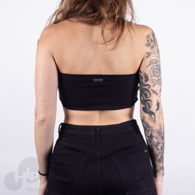 Macaco + Top Riu Kiu Bolso Lateral Preto