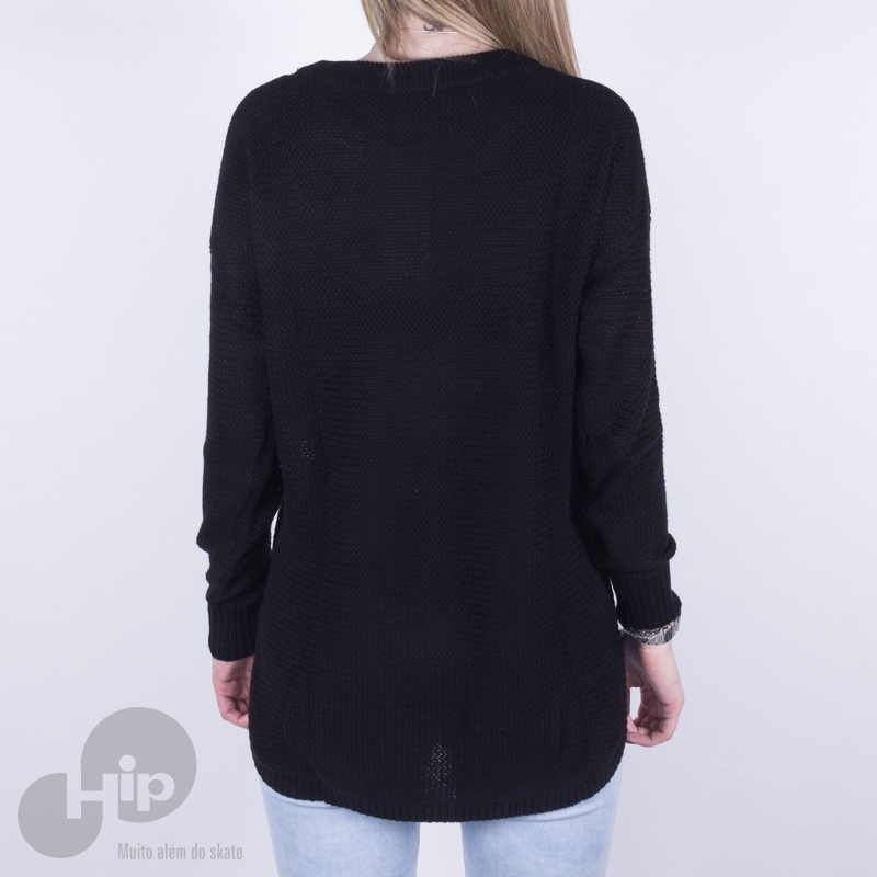 Malha Rip Curl Wanderer Crew Preta