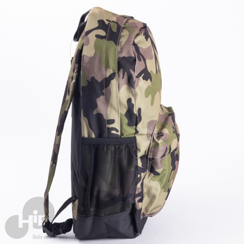 Mochila Dc Shoes Backsider Print Camuflado Verde