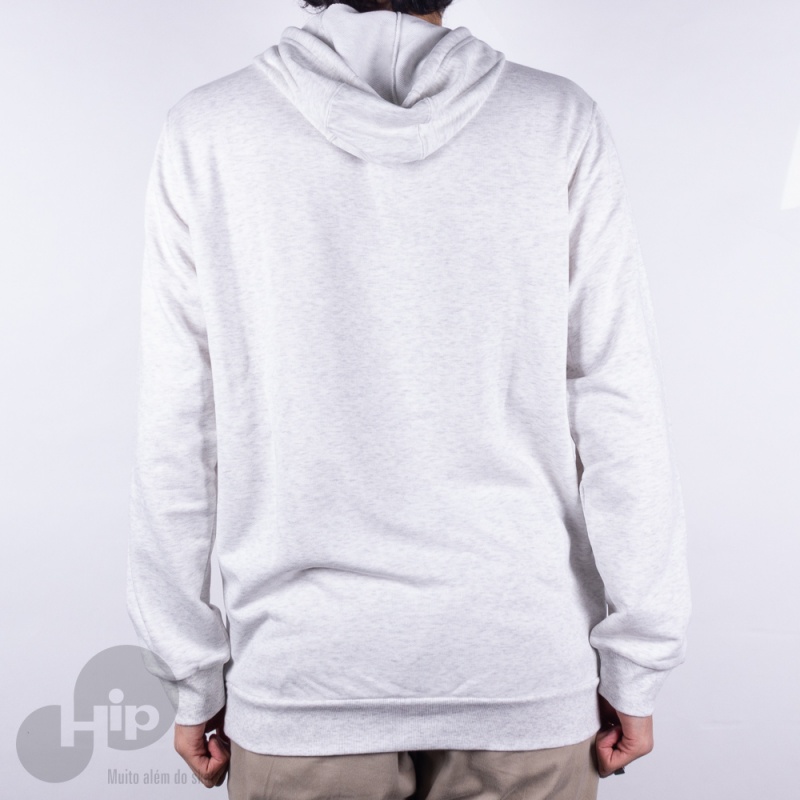 Moletom Adidas Cw2355 Cinza Claro
