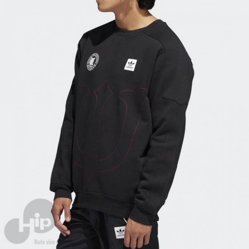 Moletom Adidas Evisen Preto
