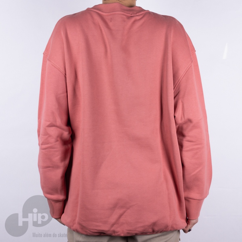 Moletom Adidas Oversize Bq1806 Rosa - Loja