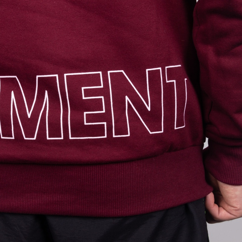 Moletom Element Care Hyped Vinho