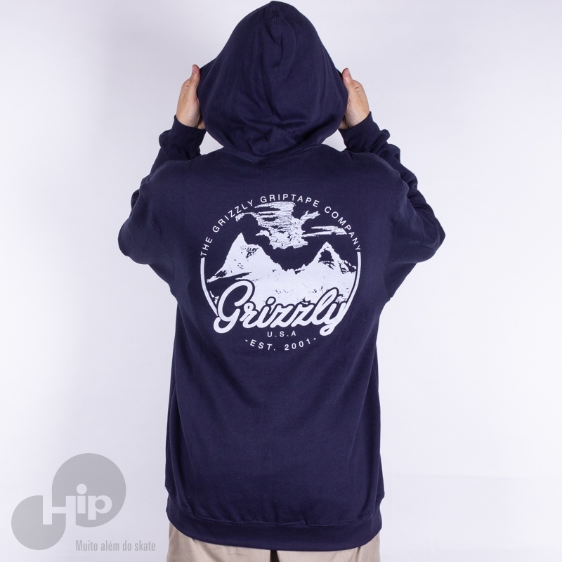 Moletom Grizzly Everest Azul Escuro