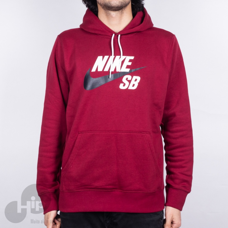 Moletom Nike Aj9733-677 Vinho