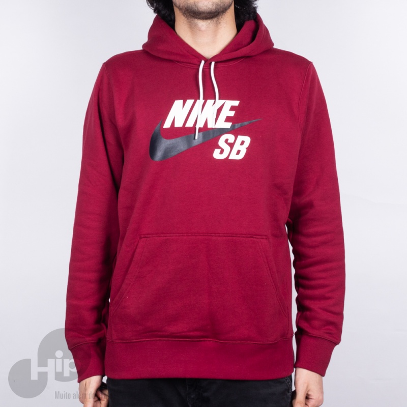 Moletom Nike Aj9733-677 Vinho