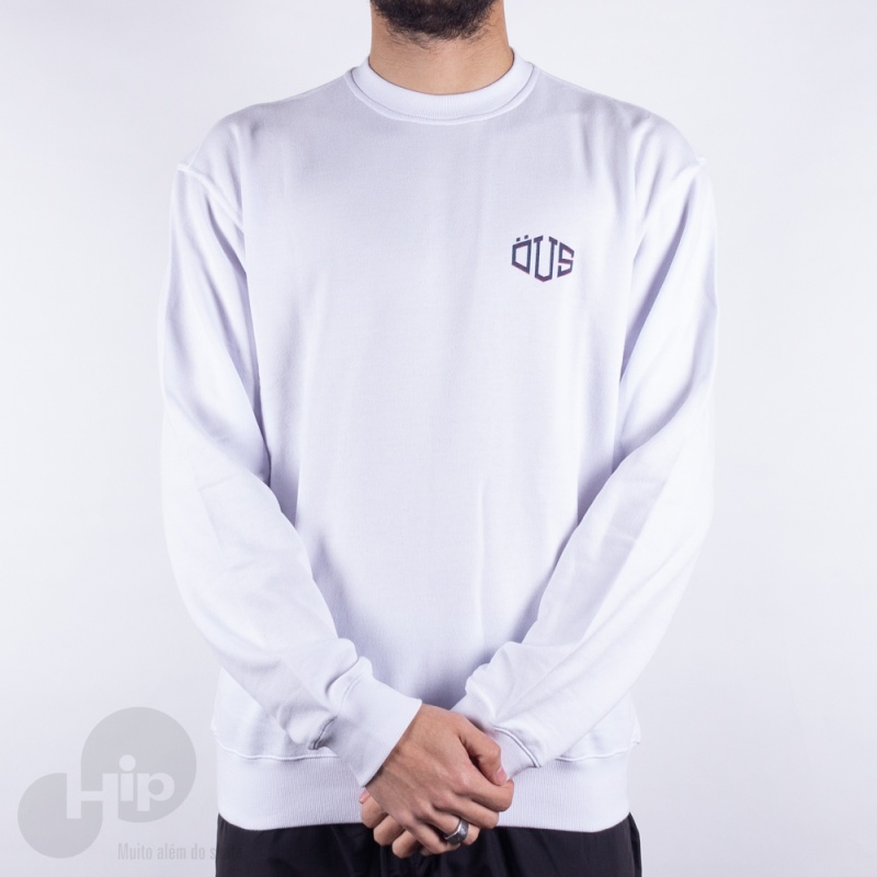 Moletom Ous Crewneck Branco