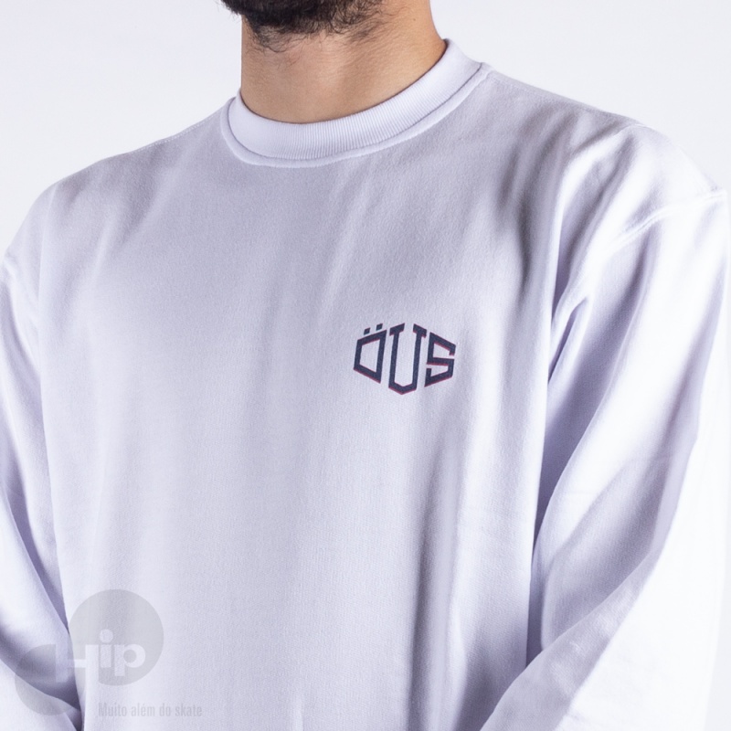 Moletom Ous Crewneck Branco