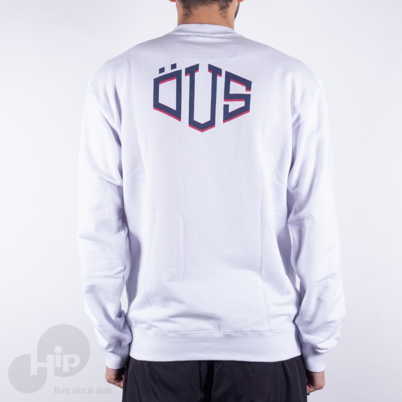 Moletom Ous Crewneck Branco