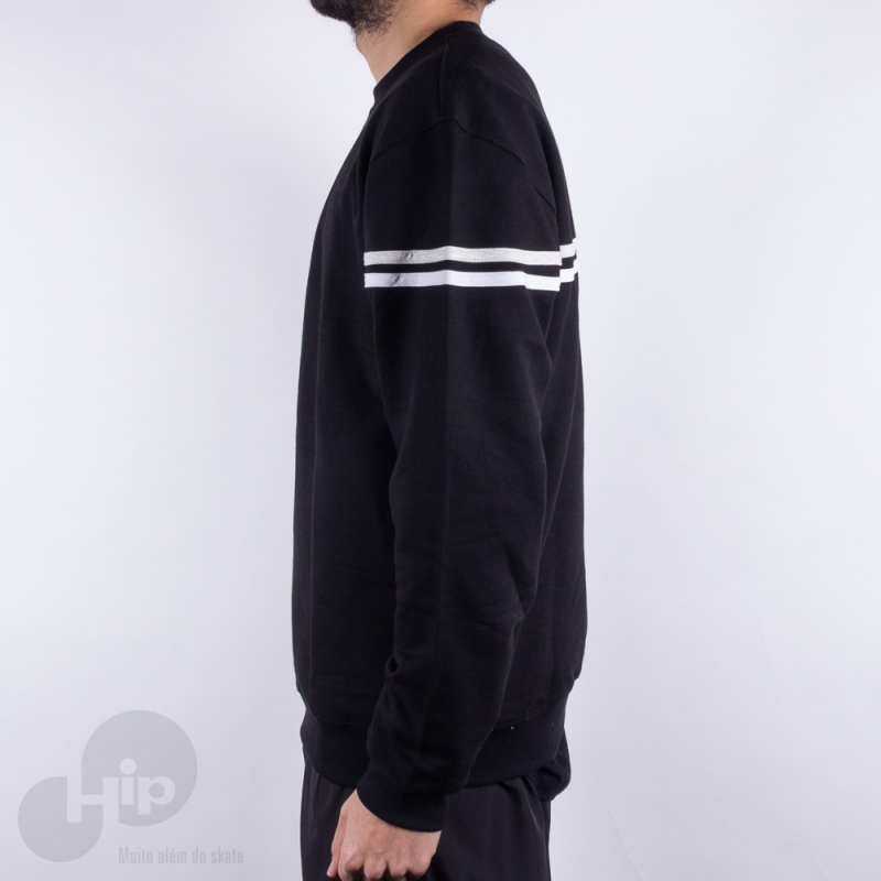 Moletom Ous Crewneck O Preto