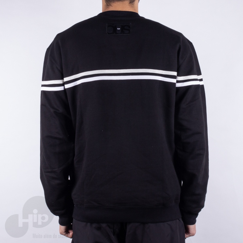 Moletom Ous Crewneck O Preto