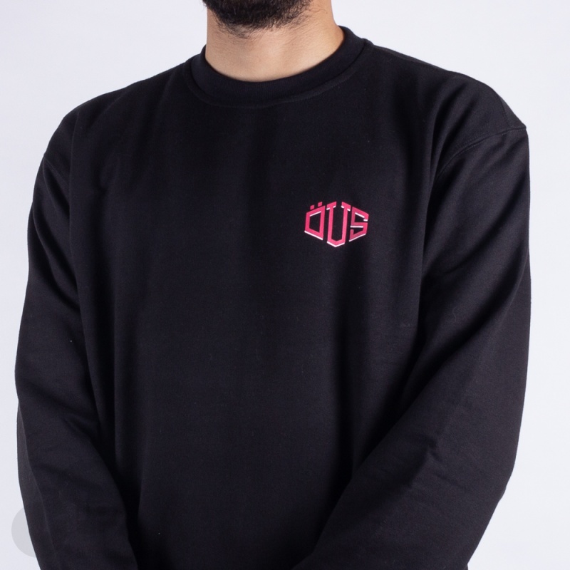 Moletom Ous Crewneck Preto