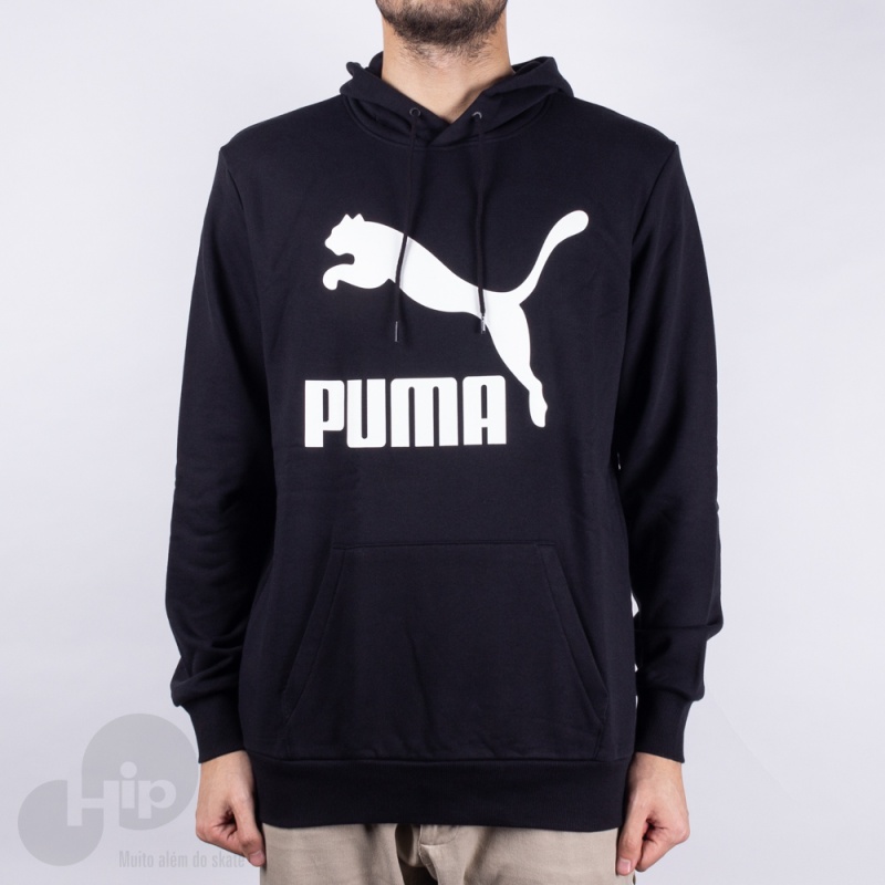 Moletom Puma Classic Logo Preto