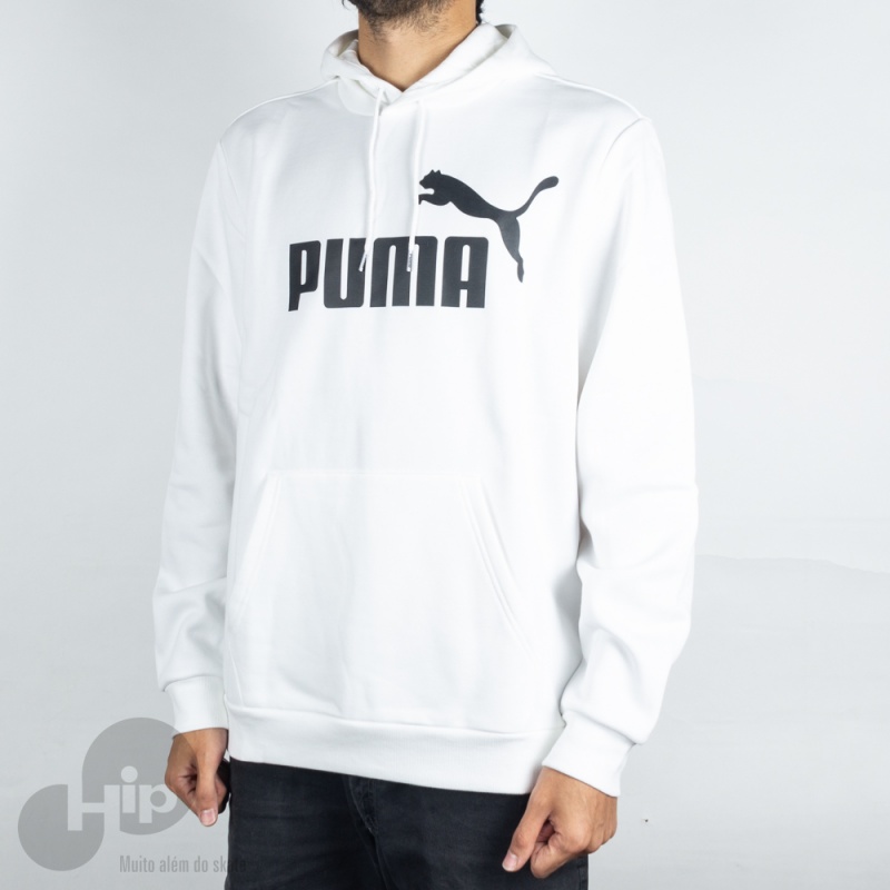 Moletom Puma Essentials Fleece Branco
