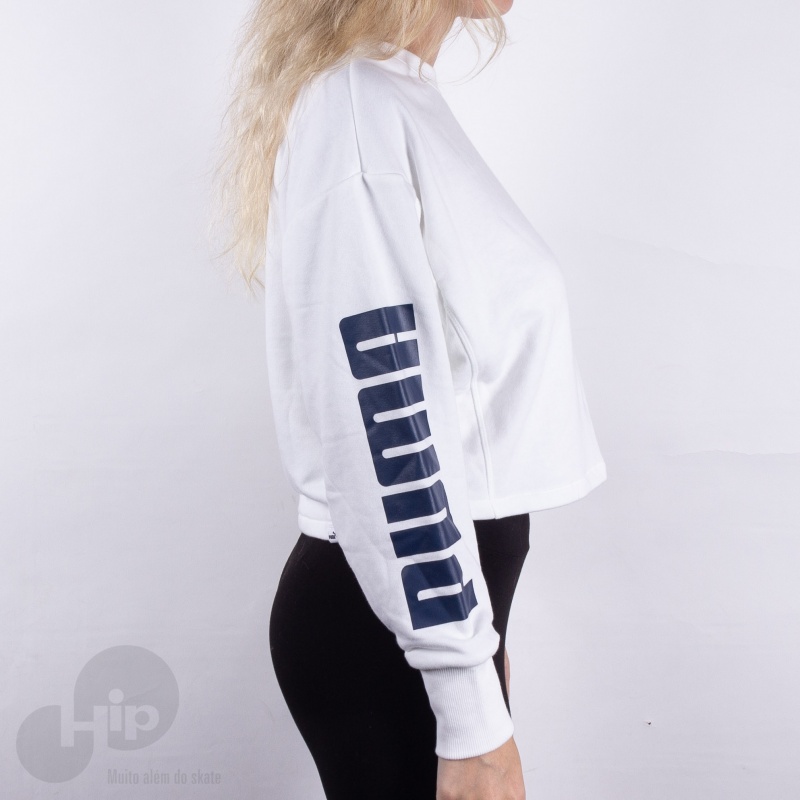 moletom puma feminino branco