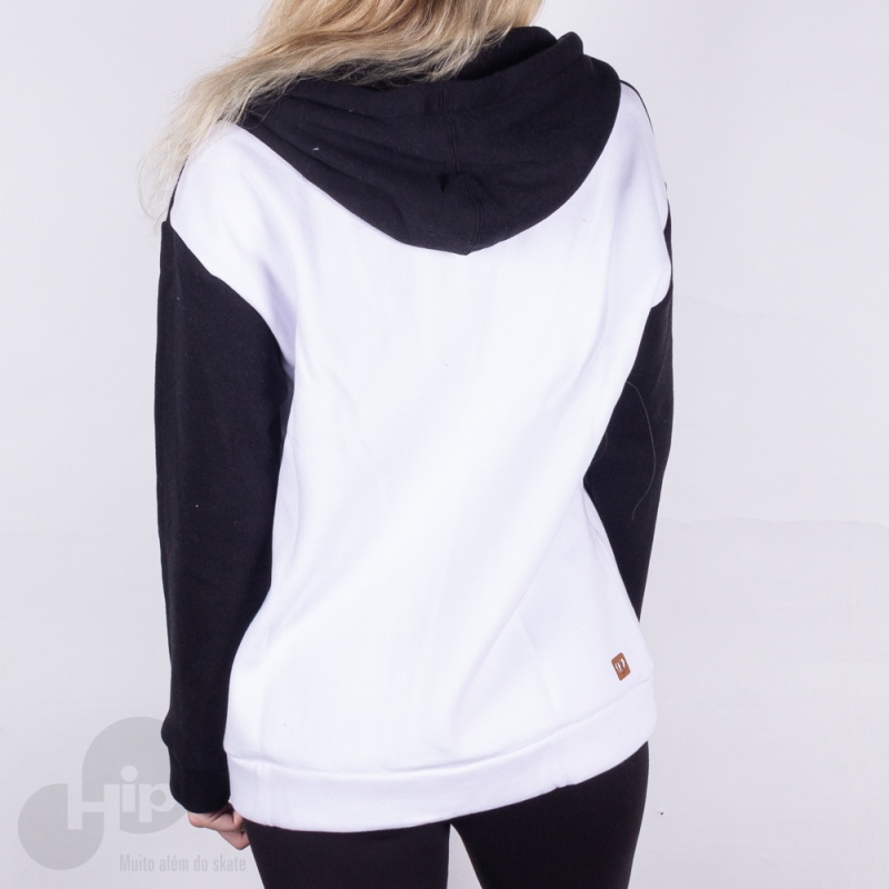 Moletom Riu Kiu Oversized Bicolor Branco