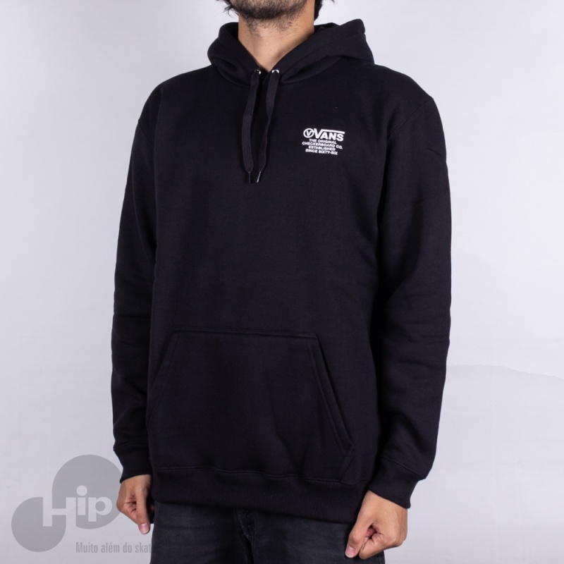 Moletom Vans Distort Type Po Preto