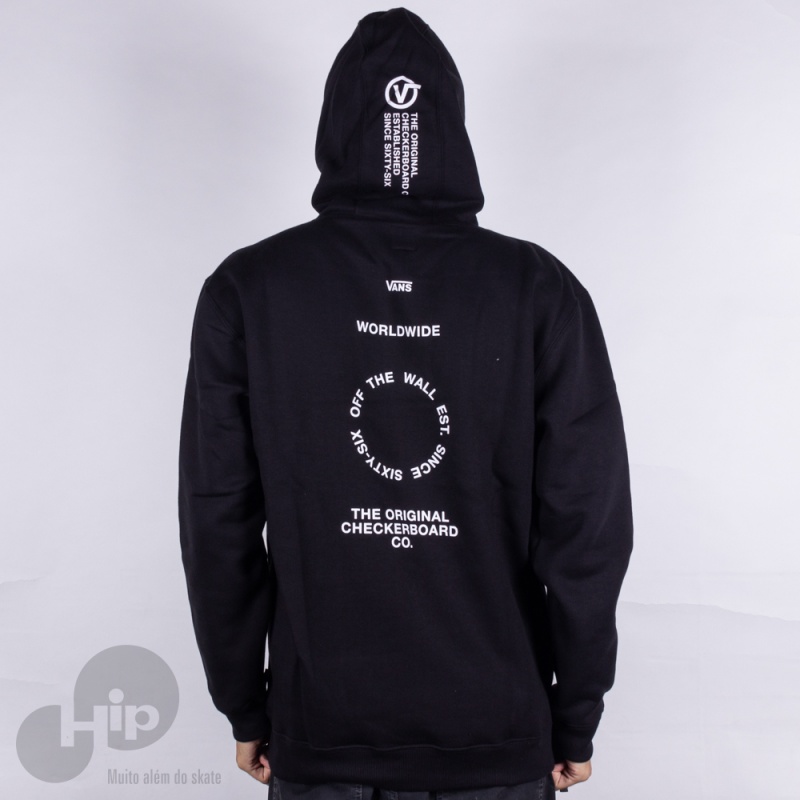 Moletom Vans Distort Type Po Preto Loja HIP