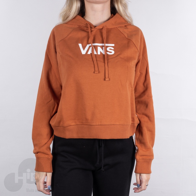 vans flying v boxy moletom com capuz