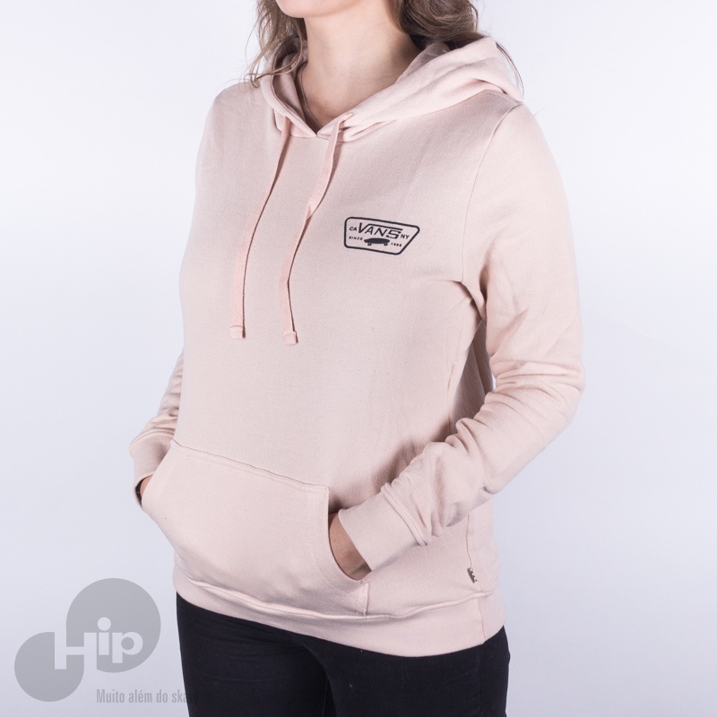 Moletom Vans Full Patch Crop Rosa Loja HIP