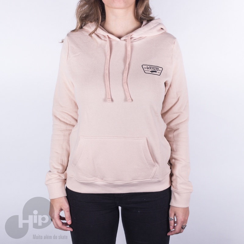 Moletom Vans Full Patch Crop Rosa