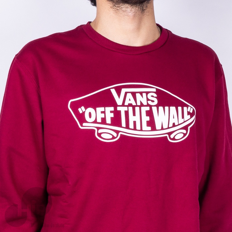 Moletom Vans Otw Crew Vermelho