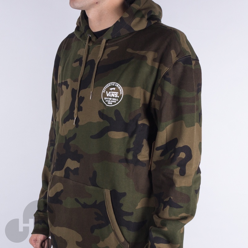 Moletom Vans Season Al Circle Camuflado Verde