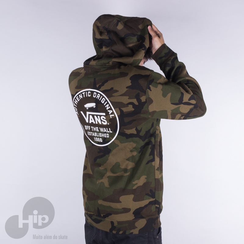 casaco vans camuflado