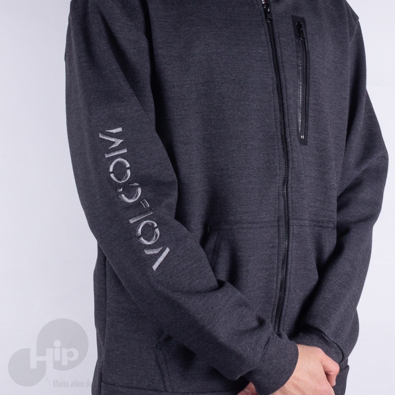 Moletom Volcom Stone Guide Preto