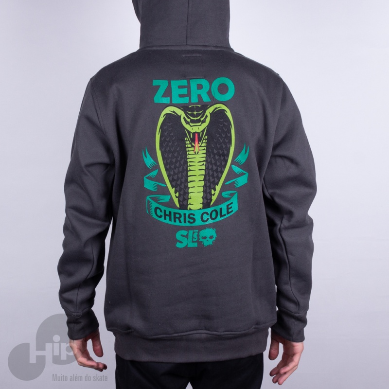 Moletom Zero Serpent Cinza Escuro