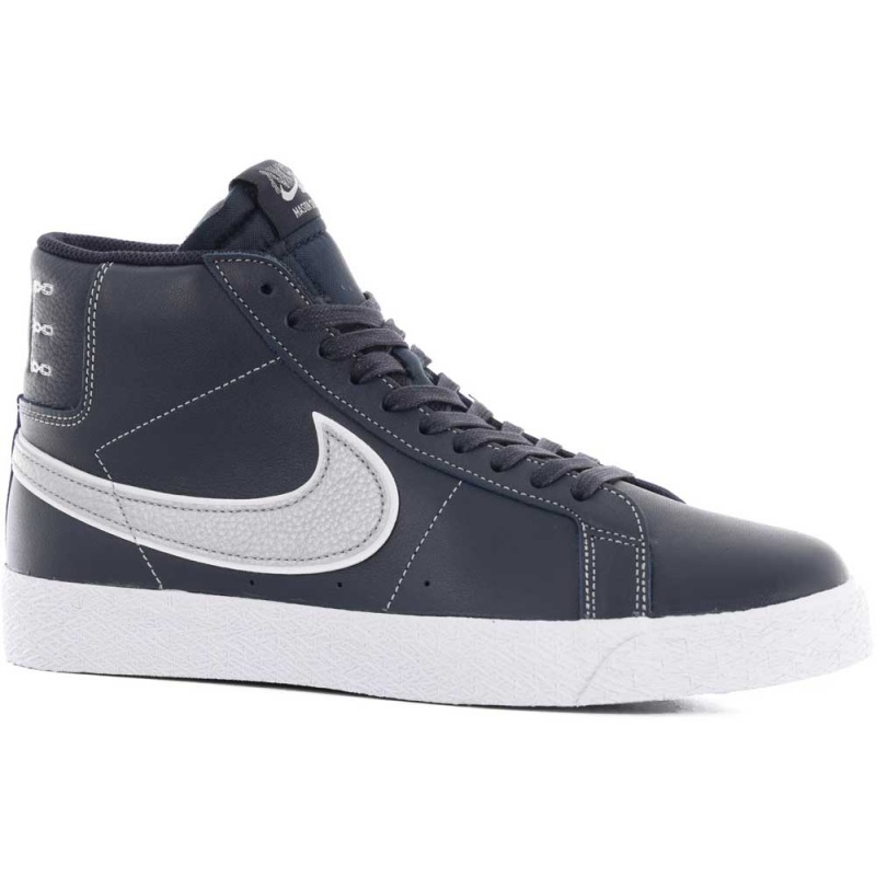 Tnis Nike Zoom Blazer Mid Mason Silva Quick Strike Azul