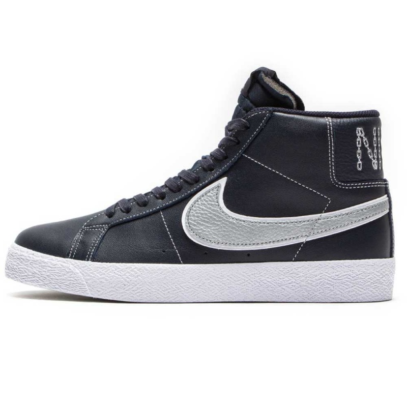 Tnis Nike Zoom Blazer Mid Mason Silva Quick Strike Azul