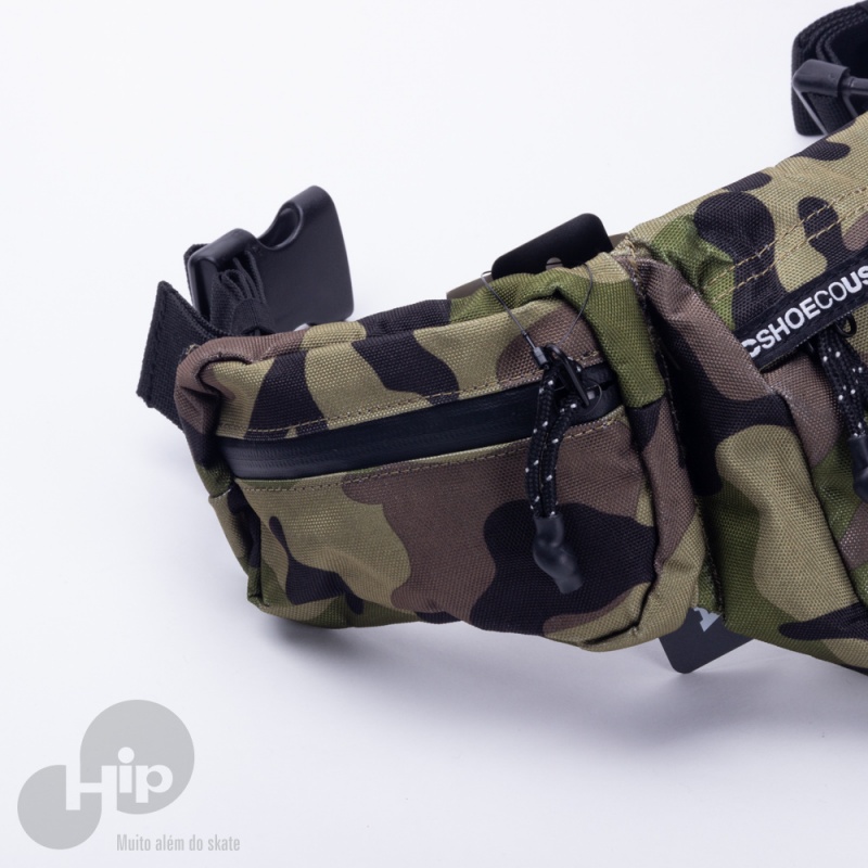 Pochete Dc Shoes The Satch Camuflado Verde