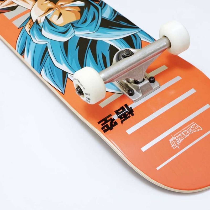 Skate Montado Primitive x Dragon Ball Z Paul Rodriguez Laranja